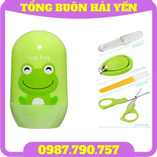 [Tổng Buôn] Bộ cắt móng tay hình viên thuốc 4 chi tiết làm từ nhựa ABS giúp cho bé luôn giữ đôi bàn tay,bàn chân sạch sẽ