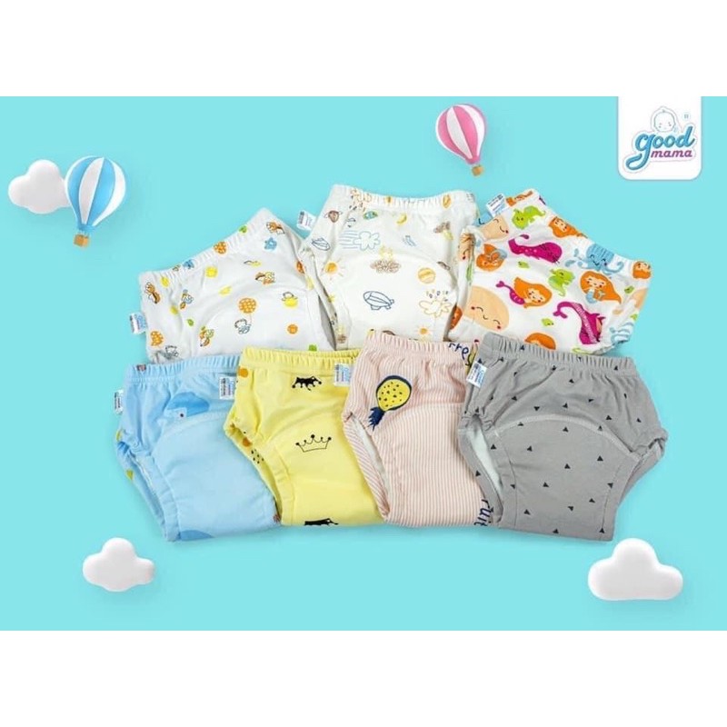 Quần bỏ bỉm cao cấp Goodmama 6 lớp cho bé từ 5 -17kg