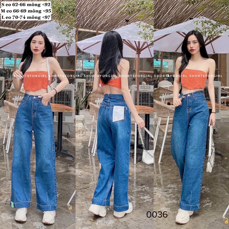 QUẦN BÒ SUÔNG LƯNG CAO Miễn ship