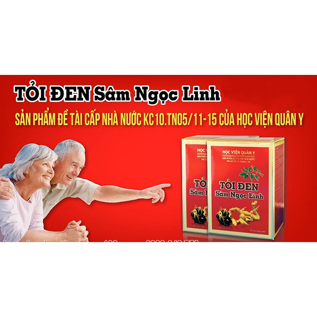 Chính Hãng Tỏi Đen Sâm Ngọc Linh Gold Học viện Quân Y