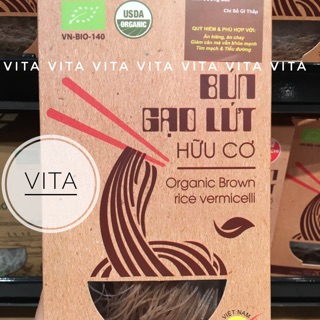 Bún gạo lứt hữu cơ 200g-HSD 2021
