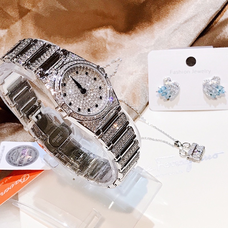 Đồng hồ nữ Davena tặng kèm dây truyền