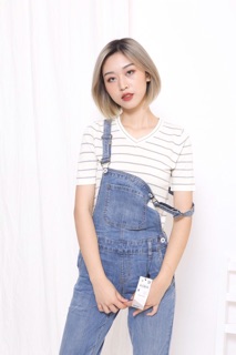 quần yếm jean nữ