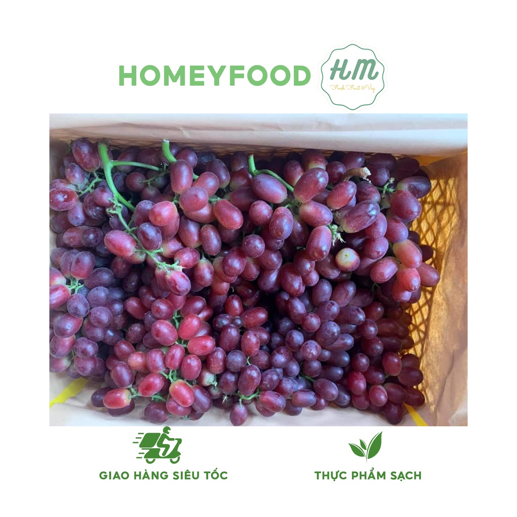 (HN) Nho Ruby Không Hạt Giao Siêu Tốc 1h