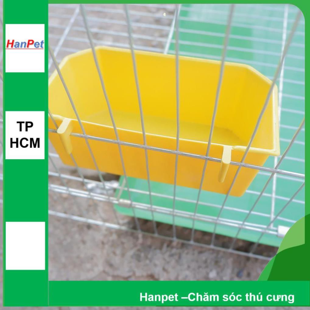 Hanpet.GV- Lồng chim cảnh lắp ghép loại rộng 1 mét (100x50x50cm) ĐỦ PHỤ KIỆN- Lồng thú cưng bằng kẽm (- 603) Lồng chim b