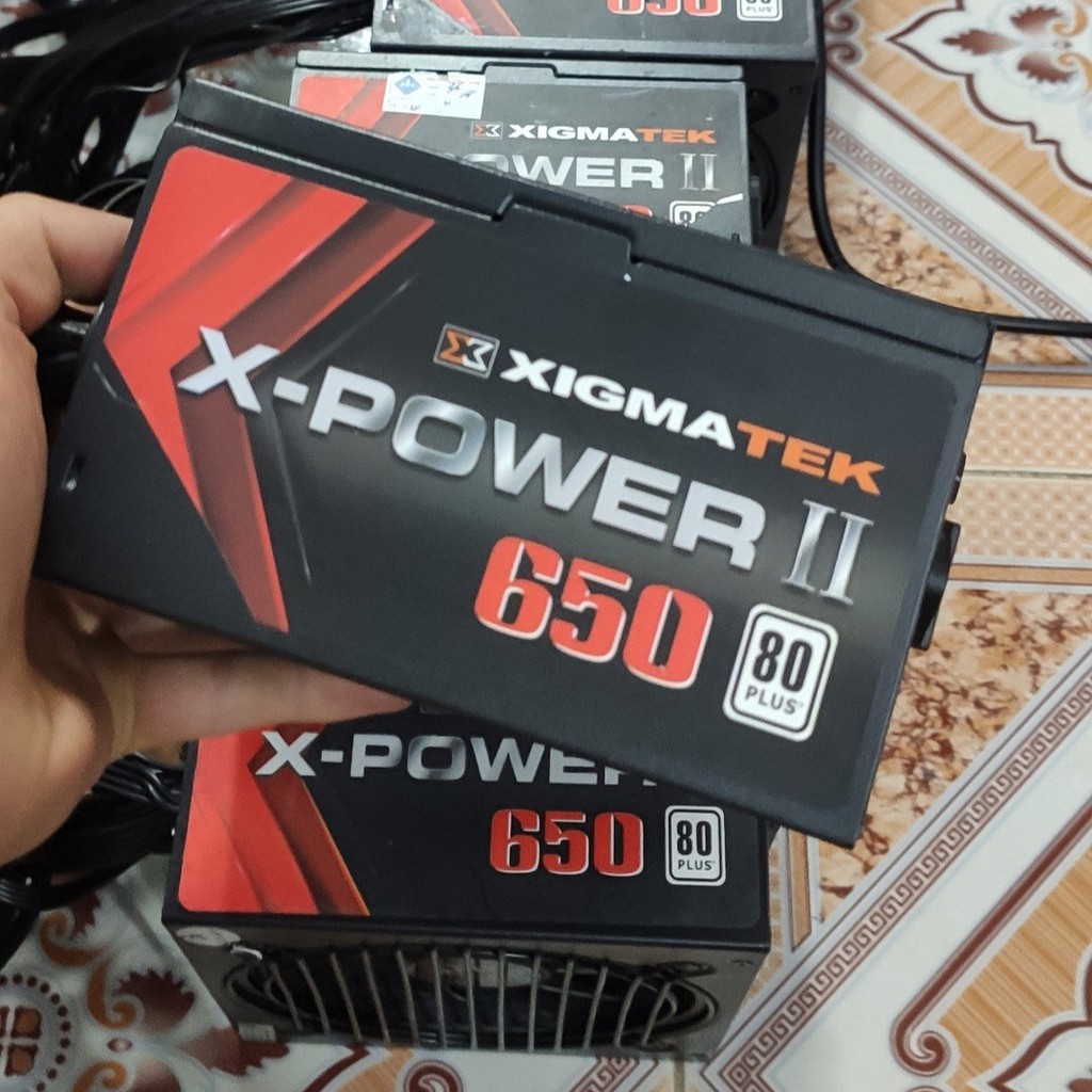 Nguồn Xigmatek Xpower II 450 có nguồn phụ 6 pin và 8 pin