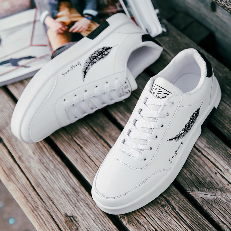 Giày Sneaker Thể Thao Nam G31 Da Cao Cấp Màu Trắng Đẹp Thời Trang Hàn Quốc Cho Học Sinh Sinh Viên A1