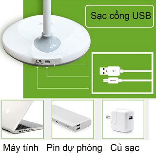 ĐÈN LED ĐỂ BÀN TÍCH ĐIỆN SUNTEK KM-6702
