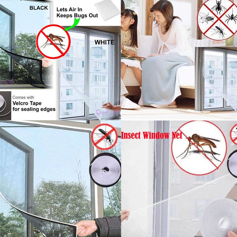 Lưới Dán Cửa Sổ Chống Muỗi 1.5m X 2m