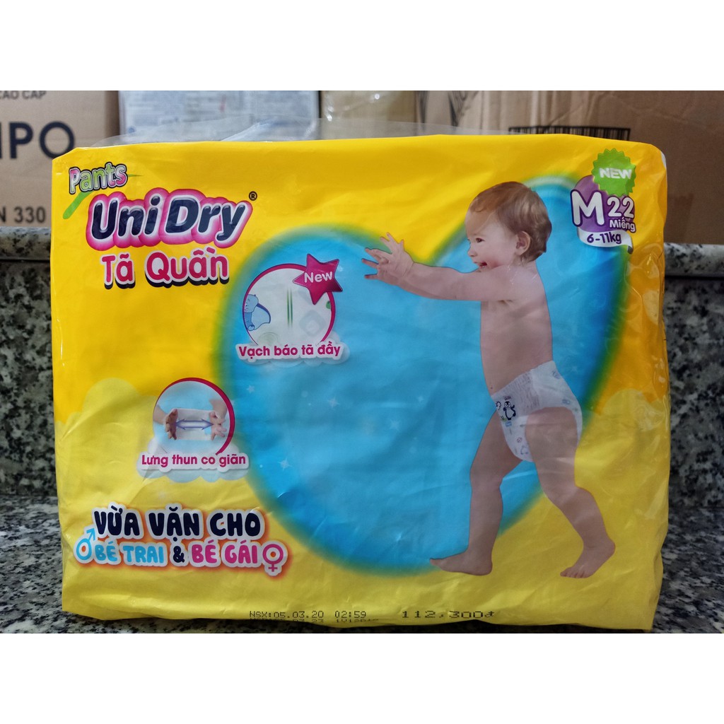 TÃ QUẦN UNIDRY M22/L20/XL18/XXL16
