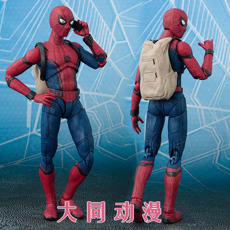 ☁●SHF Spider-Man Hero Returns Homecoming Season Marvel Doll 6-inch Joint Movable Model Figure