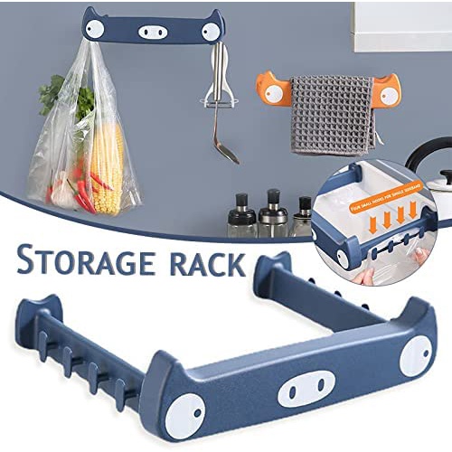 Móc Treo Túi Rác Đa Năng Gắn Tường Bền Bỉ Họa Tiết Hoạt Hình Dễ Thương
