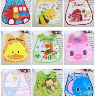 Yếm ăn dặm silicon cho bé