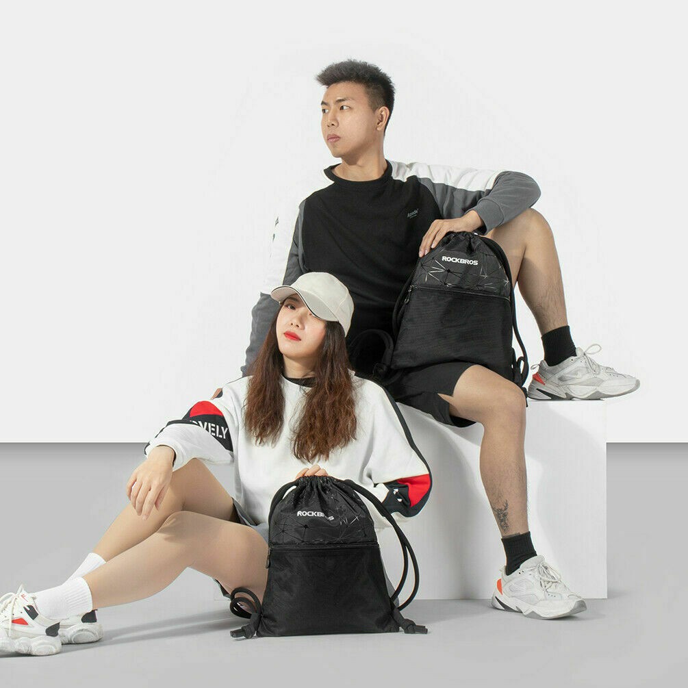 [Fulfilled by Shopee]Ba Lô Rockbros Dây Rút Đựng Đồ Tập Gym / Yoga / Đi Xe Đạp Đa Năng 43*32cm