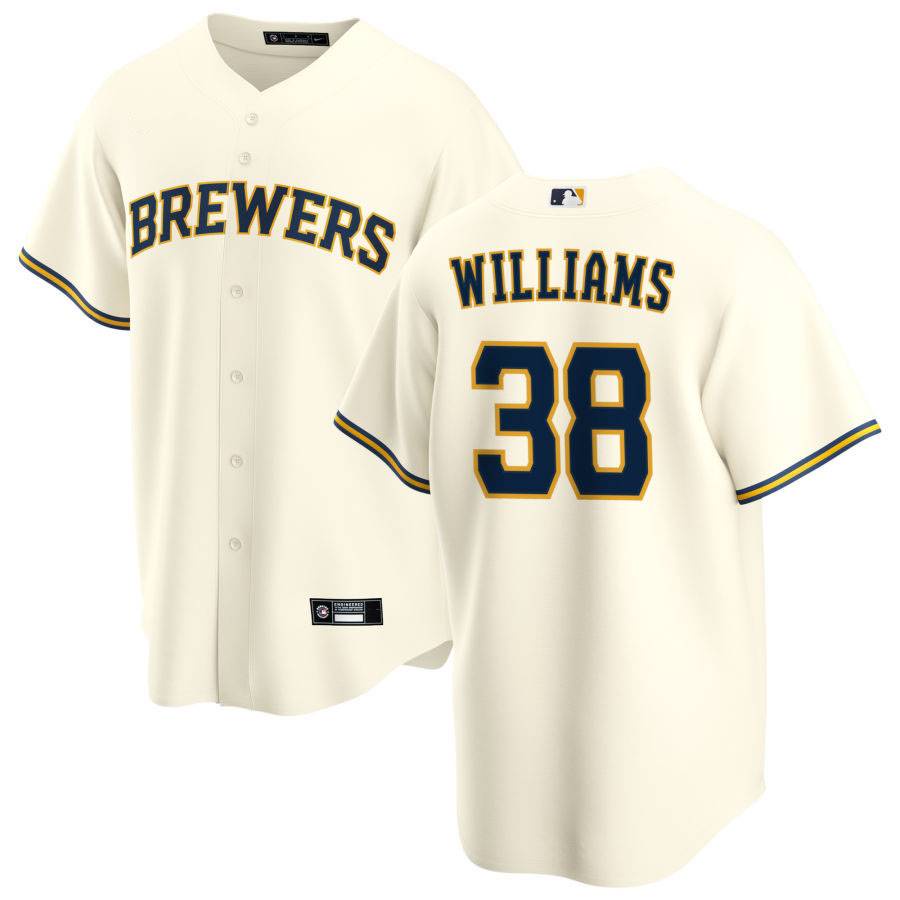 MLB Milwaukee Brewers Baseball Jersey Shirts Yelich Burnes Williams Cardigan Jersey Tee Plus Size