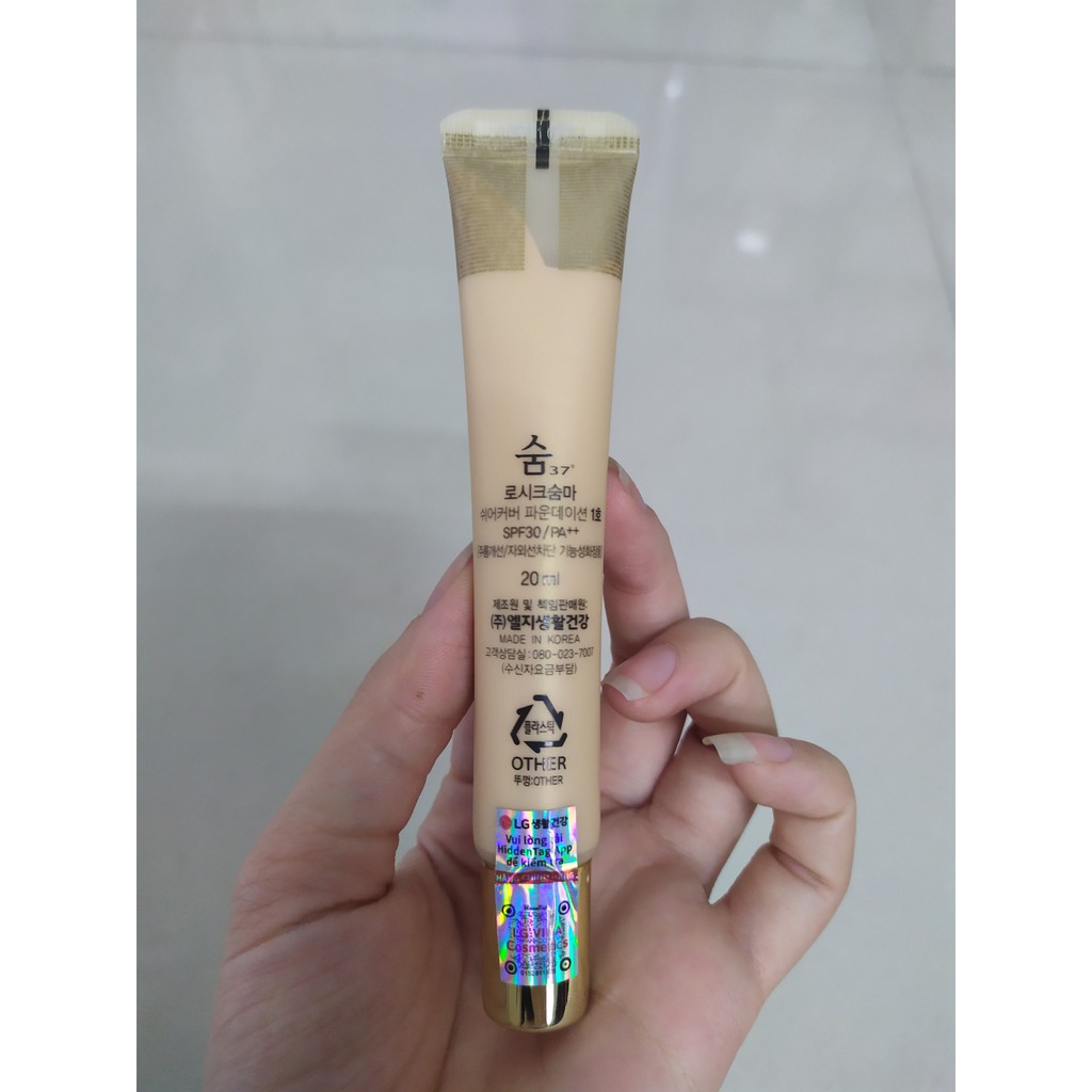 XẢ LỖ THU HỒI VỐN kem nền su:m37 Sheer Cover Foundation 01 20ml