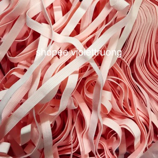 Thun cột tóc scrunchies - nguyên liệu handmade