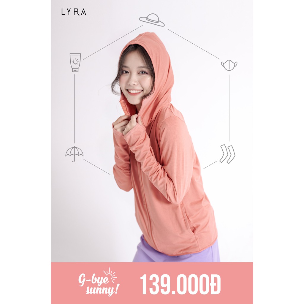 Áo chống nắng dáng ngắn Hidoli thoáng mát chống tia UV - VSYAK0017 | BigBuy360 - bigbuy360.vn