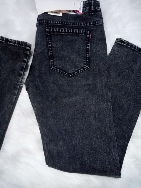 QUẦN JEAN NAM VẢI DÀY CO GIÃN MÀU XÁM KHÓI MẠNH MẼ  00 | BigBuy360 - bigbuy360.vn