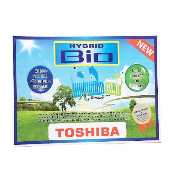 Miếng dán tủ lạnh Toshiba SIZE LỚN [TẶNG KEO 2 MẶT] tem dán tủ lạnh Toshiba