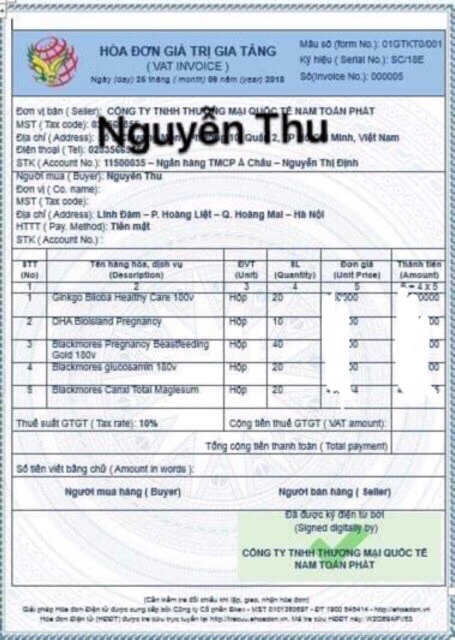 Viên Uống Bổ Não GinkGo Biloba 2000 Healthy care Úc 100 Viên
