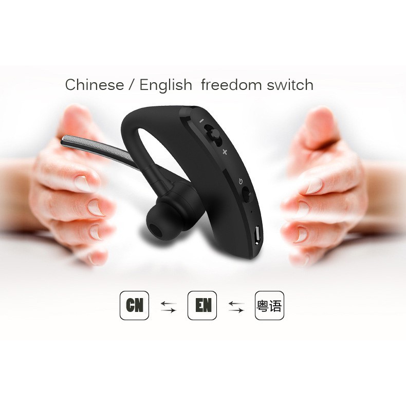 Tai nghe không dây ❤️Freeship❤️ Tai nghe Bluetooth V8 không dây tiện dụng chuyên dùng Grab, Goviet, Now...