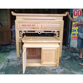 Bàn thờ gỗ sối mẫu hiện đại . M 1.27 - M154