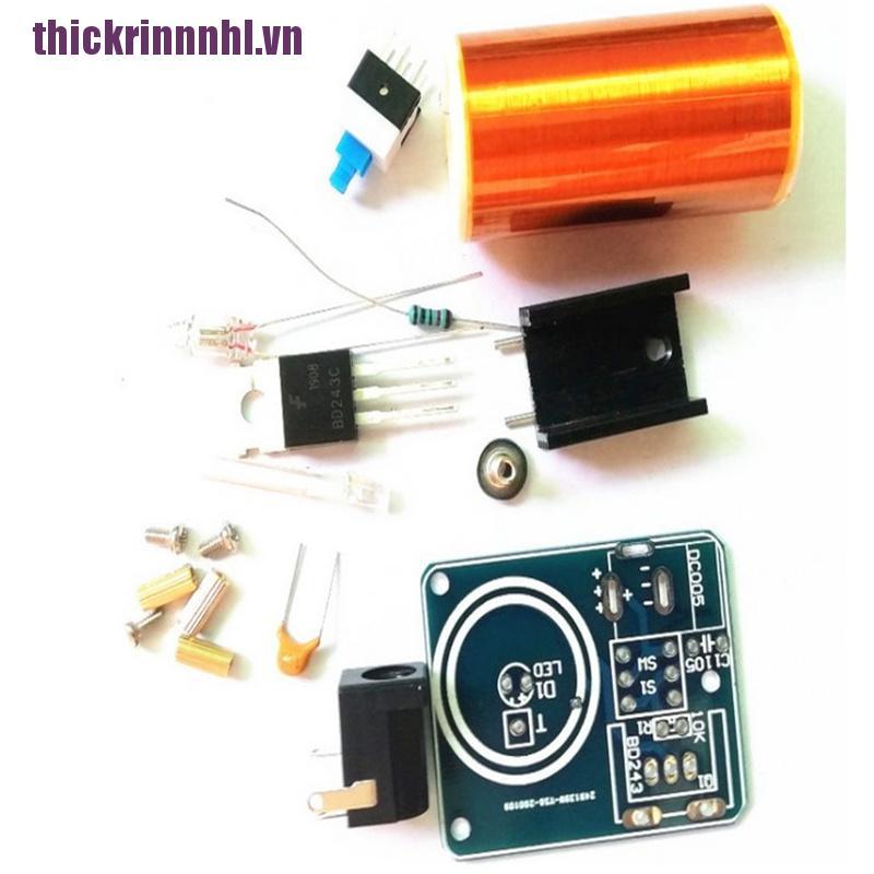 [rinhl]DC 15-24V 2A Mini Coil Plasma Speaker Electric Electronic Kit 15W DIY Tool