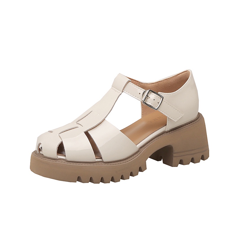 Giày Sandal Cao Gót Da Thật Thời Trang Mùa Hè 2022 Cho Nữ