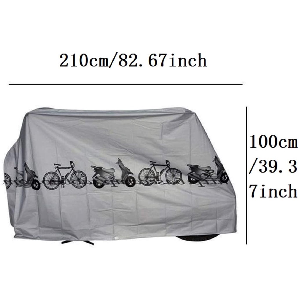 Bạt phủ xe đạp xe máy KIOTOOL  bền, đẹp, có tác dụng che nắng, mưa, bụi và chống xước rất tốt cho xe