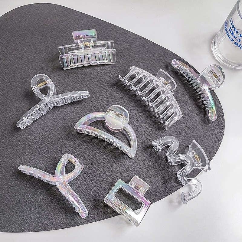 Kẹp Tóc Móng Vuốt Trong Suốt Đơn Giản Thời Trang Hàn Quốc Cho Nữ