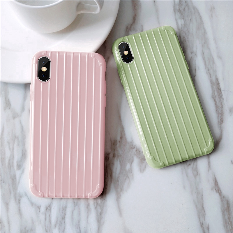 Ốp lưng silicone màu trơn đơn giản cho iPhone 6 6s 7 8 X XS XR XSMAX | BigBuy360 - bigbuy360.vn