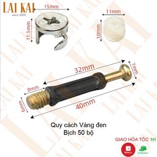 Ốc cam 50 bộ ốc cấy tacke