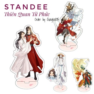 Standee THIÊN QUAN TỨ PHỨC Hoa Thành + Tạ Liên (16cm) tượng nhựa mica acrylic