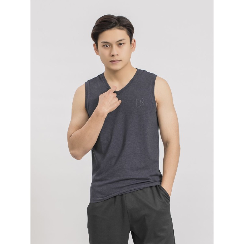 Áo ba lỗ nam Tanktop Aristino 🌟 CHÍNH HÃNG – GIẢM GIÁ 🌟 ATT011S9 chất liệu cotton CVC cao cấp, dáng slimfit