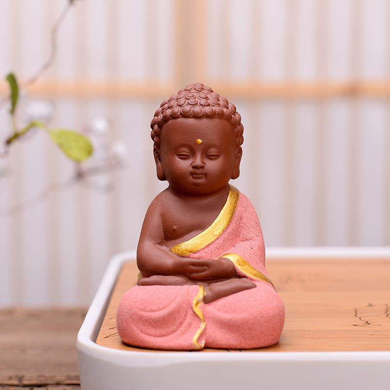 Tượng Phật Thích Ca Gốm Sứ Trang Trí Góc Làm Việc, phòng khách, bàn trà, tiểu cảnh, bể cá Siêu dễ thương | BigBuy360 - bigbuy360.vn