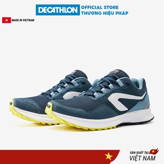 Giày chạy bộ nam DECATHLON Kalenji Run active - xanh lá cây