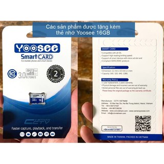 [Mã ELFLASH3 hoàn 10K xu đơn 20K] THẺ NHỚ CAMERA YOOSEE 32GB CLASS 10 CHUYÊN CAM