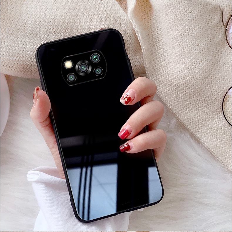 Ốp Lưng XIAOMI POCO X3 NFC, X3 NFC PRO Mặt kính gương sáng bóng cao cấp