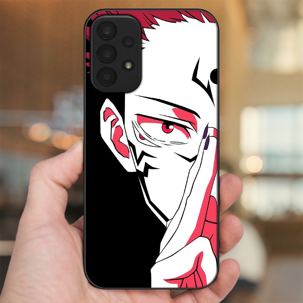 Ốp lưng Samsung A23 viền đen in hình Yuji Jujutsu Kaisen