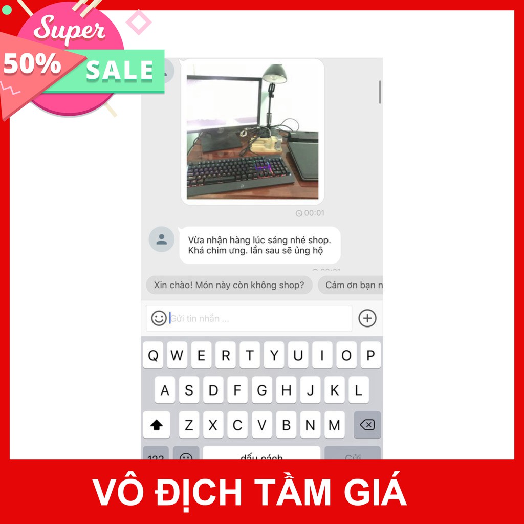 Bàn phím cơ Gaming Dareu EK169 - Màu đen - Led 7 màu - Chính hãng BH 24 tháng - Cam kết lỗi 1 đổi 1