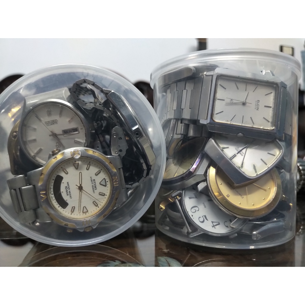 dây và xác đồng hồ nam nữ không chạy cho người cần vỏ và dây nhiều thương hiệu Seiko, citizen, v.v