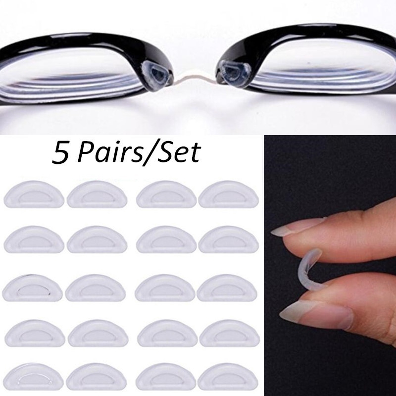 Set 5 Cặp Đệm Mũi Chống Trượt Cho Mắt Kính | BigBuy360 - bigbuy360.vn