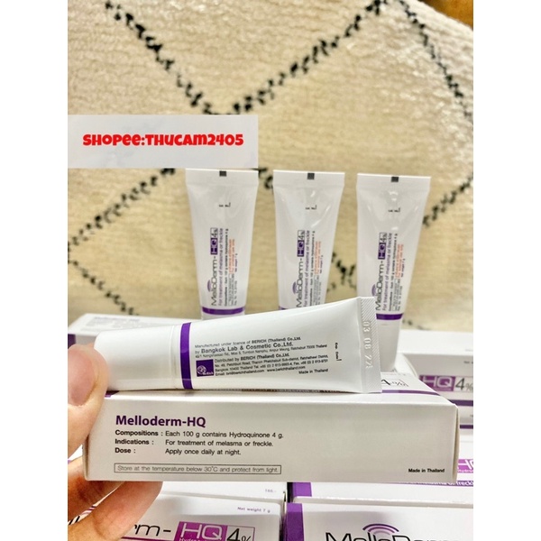 Kem Mello Derm HQ Hydroquinone 4% loại bỏ thâm nám ,tàn nhang .