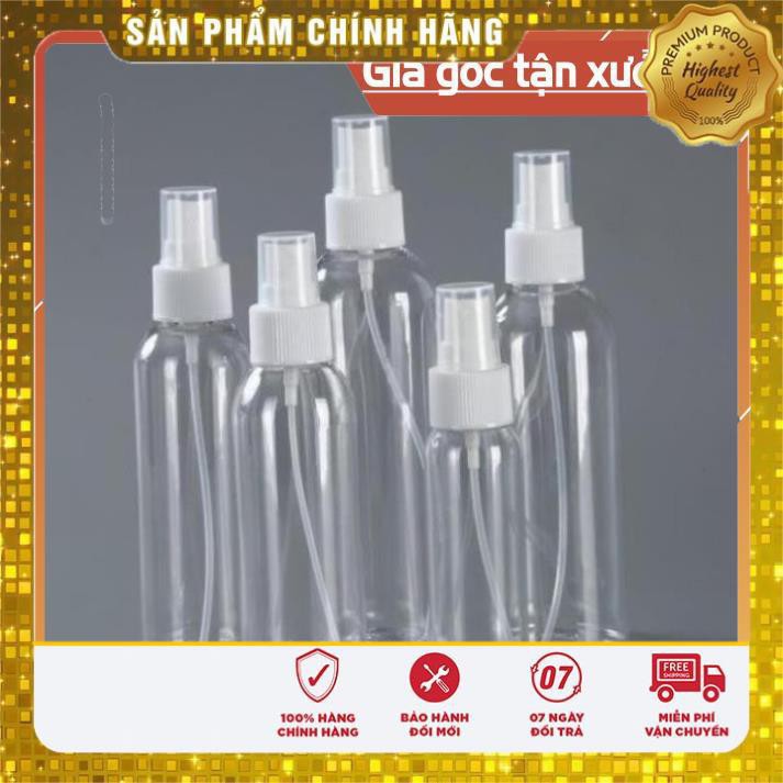 Chai Xịt Phun Sương ❤ TRÙM SỈ ❤ Chai nhựa pet trong xịt phun sương 150ml,200ml,250ml chiết mỹ phẩm , phụ kiện du lịch