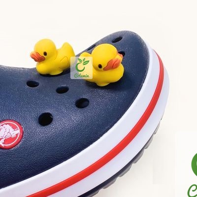 Nút cài dép Sticker Jibbitz Charm 4D cho sục bít đầu Crocs Duet Crocband Baya Bayaband | BigBuy360 - bigbuy360.vn