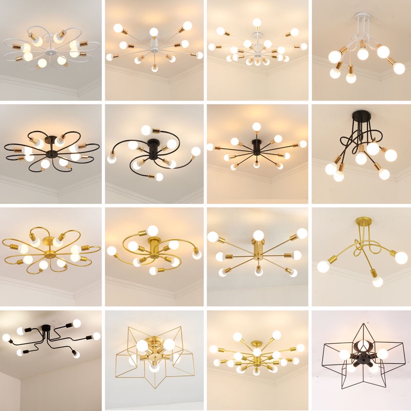 Đèn trần phòng ngủ đơn giản led hiện đại cô gái ăn khách Bắc Âuzd1