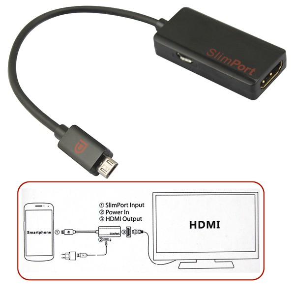 Cáp Slimport -&gt; HDMI Google 5501 Cáp chuyền đồi Slimport sang HDMI