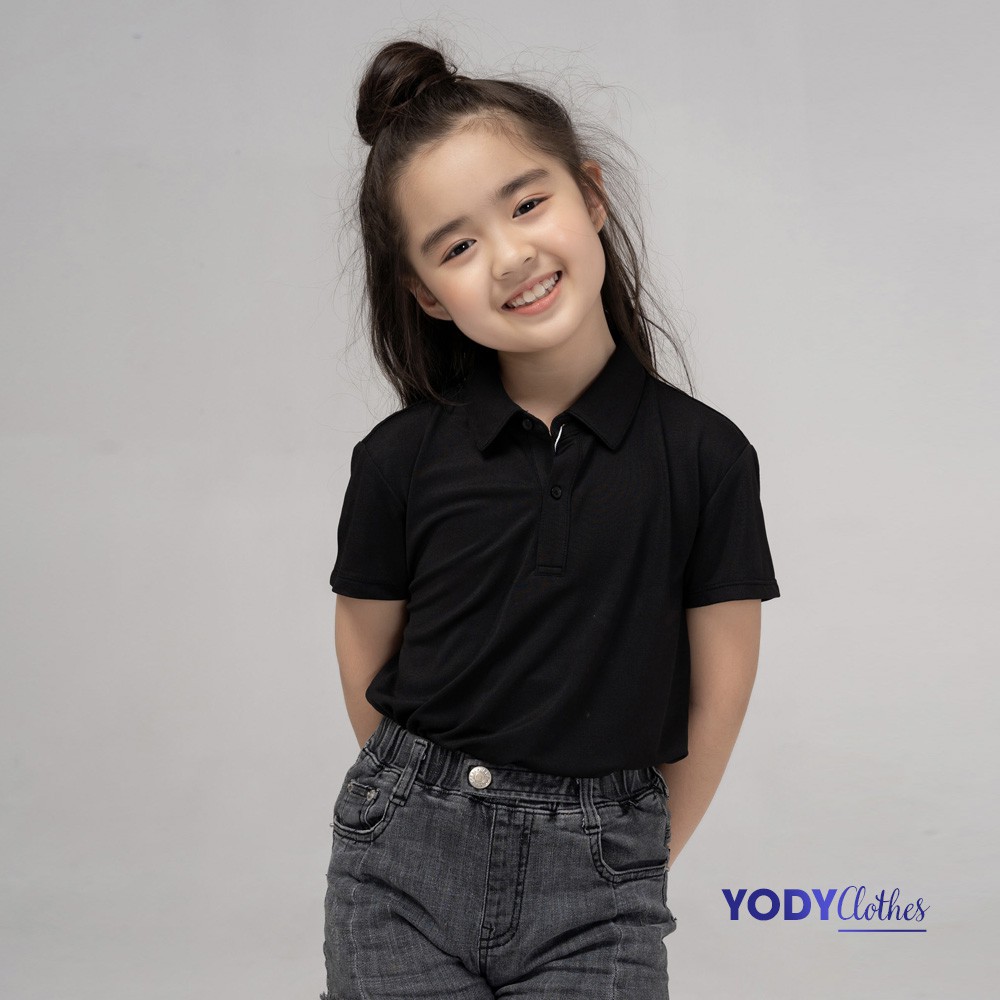 Áo thun polo trẻ em yody vải coolmax thoáng mát chuẩn form KID3056