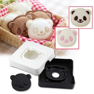Khuôn ép bánh mì gấu trúc panda 3d - cao cấp